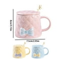 thumbnail image 2 of Billuyoard Juego de tazas Premium, Taza de cerámica con lazo estilo cuchara, hermosa taza de café, cerámica ligera, Taza de cerámica de estilo Teteras Amarillo, 2 of 6