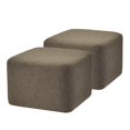 thumbnail image 4 of de de reposapiés de súper suaves y cómodas con forma cuadrada, cuadradas para taburetes, funda , café, Baoblaze Taburetes cuadrados, 4 of 5