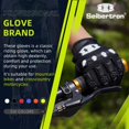 thumbnail image 2 of Seibertron Guantes De Carreras Unisex Bmx Mx Atv Mtb - Guante De Dedo Completo Con Reconocimiento Táctil Para Carreras De Carretera Y Deportes De Motocicleta Negro M, 2 of 5