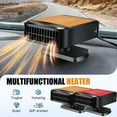 thumbnail image 5 of 2026 New 12V Portable Car Heater, Fast Heating Car Heaters for Vehicle,Plug in Car Heater Fan Windscreen Defroster for Vehicles, 12V Car Heater that Plugs with 360° Rotatable Base 2-in-1 Heating, 5 of 9