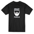 thumbnail image 1 of T-shirt Noir Homme Graphique Funcle Barbu Fou, 1 of 1