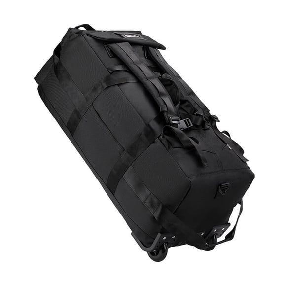 Maletas de Viaje, Mochila de Viaje con Ruedas Giratorias, Maleta De Mano Múltiples Compartimentos, plegable, diseño enrollable con correas de hombro