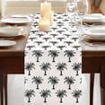 thumbnail image 3 of Table Runners 108 Inches Long Dress Scarves, Palm Tree Farmhouse Coffee/Dining/Kitchen Table Runner for Living Room, Farmhouse Summer Botanical Green Tropical Plants 13x108 Inch, 3 of 9