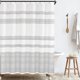 thumbnail image 1 of Cortina de Ducha Jinchan Melody Gris y Blanca 180x180 cm, 1 of 8