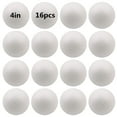 thumbnail image 1 of Bolas de espuma FFChuanhe, 16 unidades, 10 cm, poliestireno liso, color blanco, 1 of 4
