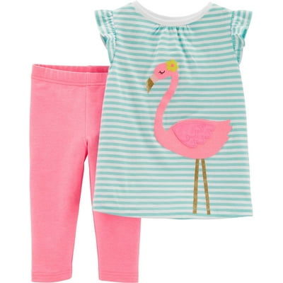 Flamingo capri shop leggings