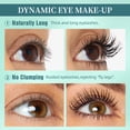 thumbnail image 4 of QIBEST Brand Black Silk Fiber Mascara Makeup Eyelash Extension Lengthening Volume 4D Mascara Waterproof Eyes Cosmetics Rimel, 4 of 6