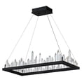 thumbnail image 1 of CWI Lighting Juliette LED Chandelier With Black Finish, 1 of 4