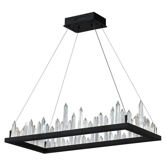 CWI Lighting Juliette LED Chandelier With Black Finish