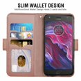 thumbnail image 2 of Case Compatible with Motorola Moto X4 - Artificial Leather Wallet Case with Card Slots Stand In Pink, 2 of 6