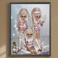 thumbnail image 3 of (B2544) Lleno Diamantes Elena Tronova Serie Dibujos Animados Diamante Resina 30 * 40 CM 24 Colores, 3 of 9