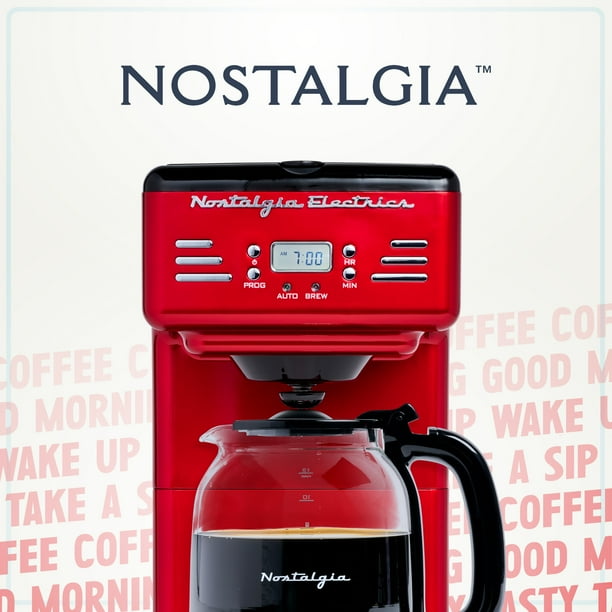 Nostalgia electric coffee maker discount