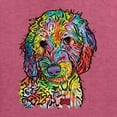 thumbnail image 2 of Dean Russo Sweet Poodle Dog Lover Unisex Crewneck Graphic Sweatshirt, Vintage Heather Red, Small, 2 of 6