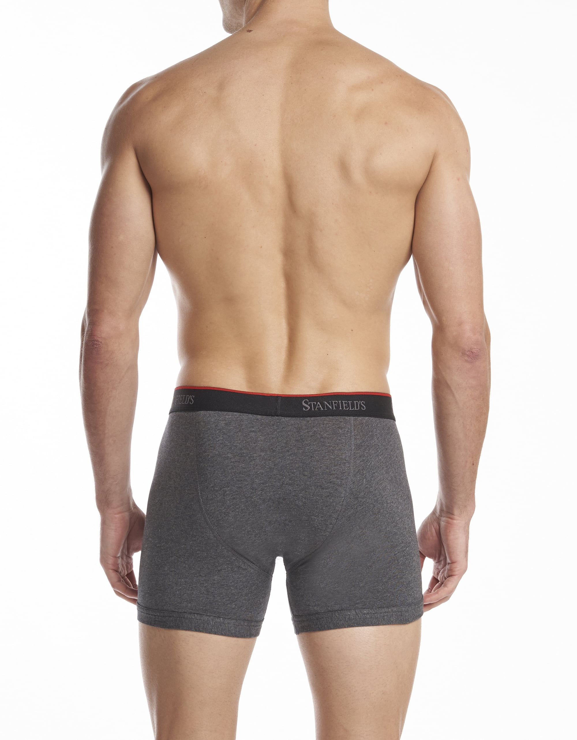 Stanfield's 2-Pack Adult Mens Cotton Stretch Boxer Briefs, Sizes S-5XL