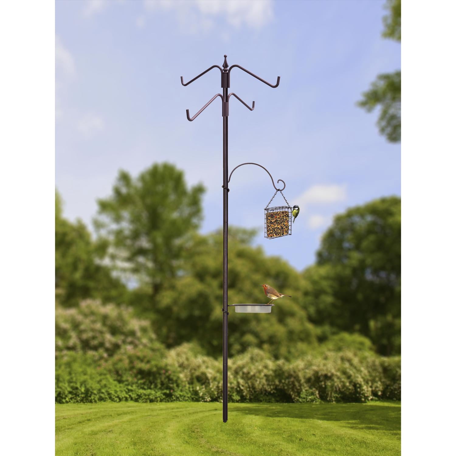 Panacea 85 in. Bird Feeder Hook, Black
