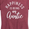 thumbnail image 3 of Instant Message - Happiness Auntie - Women's Short Sleeve Graphic T-Shirt, 3 of 6