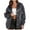 Gray, variant on Women's 2025 Winter Fashion Clothes Oversized Shearling Fleece Long Coats Jackets Ndbuld Women's Solid Flip Collar Fall And Winter Long Sleeve Fashion Leather Jacket Coat Brown M