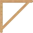 thumbnail image 3 of Ekena Millwork 3 1/2"W x 46"D x 46"H Traditional Craftsman Smooth Bracket, Western Red Cedar, 3 of 4