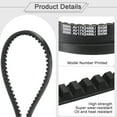 thumbnail image 3 of Uxcell 2 Pack BX98 EPDM V-Belt, Raw Edge Cogged Industrial Rubber V Belt 0.67" Width x 98" Inside Circumference, 3 of 5