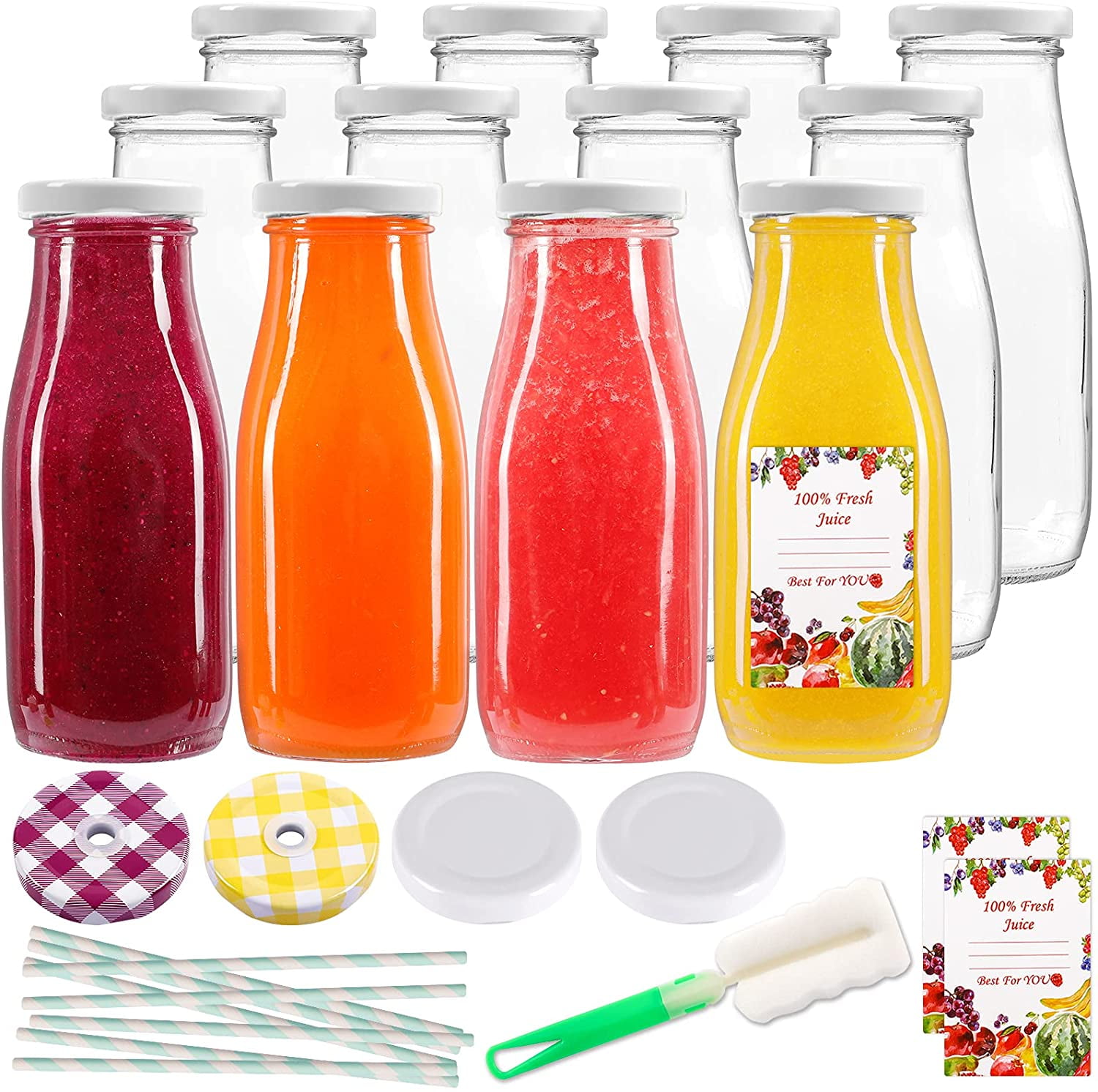 juicing containers glass