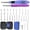 Blue-22, variant on Crochet Hook Set Digital with 12 Different Size Interchangeable Crochet Needle, Ergonomic Crochet Hooks with LED Light and Digital Stitch Counter for Beginners & Experts