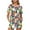 Flower Cat, variant on Yuyamidu Tropical Palm Leaves Women's Short Sleeve Pajama Set Casual Sleepwear T-Shirt & Shorts, Comfortable Round Neck Lounge Set 2-Piece