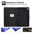 thumbnail image 4 of Samsung Galaxy Tab A8 10.5 2022 X200 X205 X207 Tablet Case, Dteck Cute Pattern Folio Flip Case Shockproof Stand Cover For Samsung Galaxy Tab A8 10.5 (2022),Purple Butterfly, 4 of 6