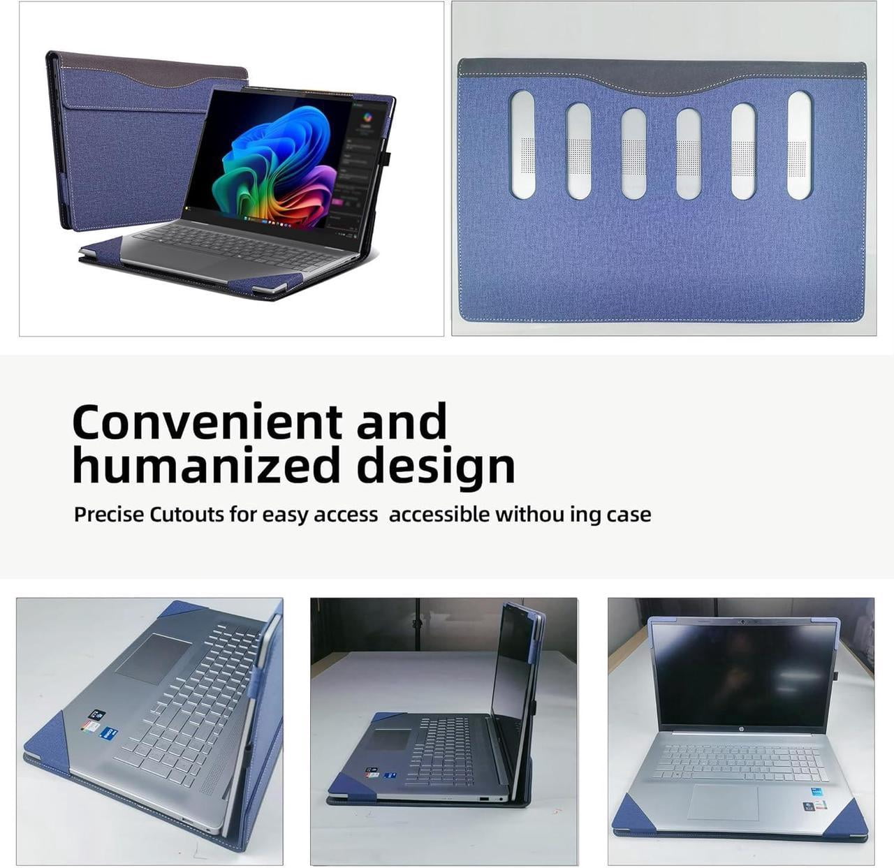Laptop Case Cover for Lenovo Yoga 7i 2-in-1 16" 10th Gen / Yoga 7 2-in-1 16" 16ILL10 16AKP10 Detachable Notebook Sleeve Computer Bag PU Accessories with Heat Dissipation Hole