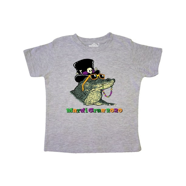 INKtastic - Mardi Gras 2020 VooDoo Gator Toddler T-Shirt - Walmart.com ...