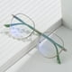thumbnail image 4 of Gafas poligonales que cambian de Color, informales, de aspecto liso, con espejo plano, antiluz azul, para estudiantes, 4 of 5