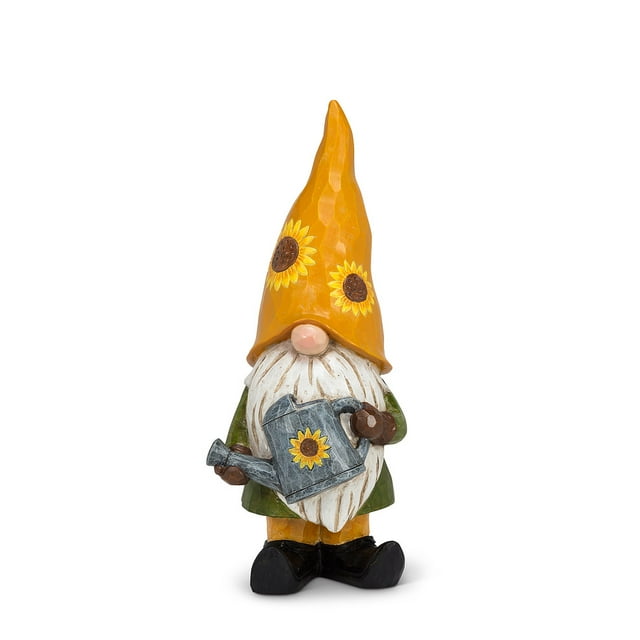 Ensemble de 4 Grands Gnomes avec Chapeau de Tournesol
