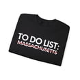 thumbnail image 3 of Funny Vacations To Do List Massachusetts US Travel  Gildan 18000 Sweatshirt, 3 of 4