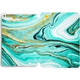 thumbnail image 6 of DuraSafe Cases for iPad 10.5 (PRO/Air 3) 2017/2019 MQDX2LL/A MQDT2LL/A MQDW2LL/A MUUL2LL/A MUUK2LL/A MUUJ2LL/A Slim Book Cover with AirBag Corner for Extra Shock Protection - Aqua Marble, 6 of 9