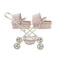 thumbnail image 3 of Teamson Kids Poupée Bébé Princesse à Pois, Lit de Bébé avec Auvent Rétractable et Rangement, Rose/gris, 3 of 8