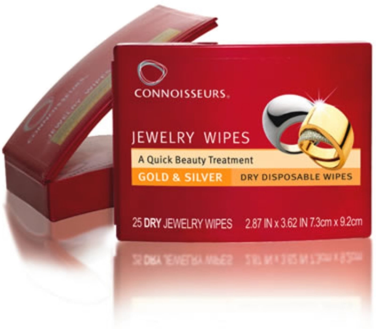 Connoisseurs 4 Pack Connoisseurs Dry Disposable Jewelry Wipes For