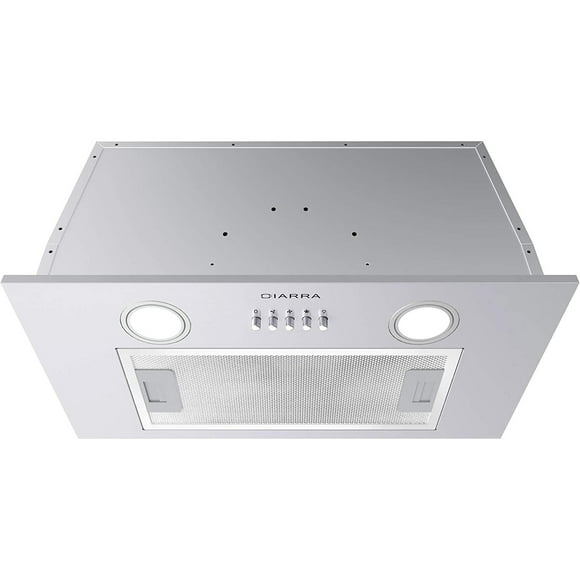20-inch Small Range Hood Insert 450 CFM Stainless Steel with 3 Speed Exhaust Fan - CIARRA