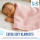 thumbnail image 5 of Manta para bebé Baby Morgan Thermal Waffle 91 x 127 cm, color rosa, 5 of 8