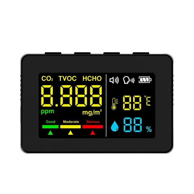 HCHO ELECTROQUÍMICO SENSOR DE FORMALDEHÍDO DETER DE DEL AIRE HCHO TVOC CO2 probador