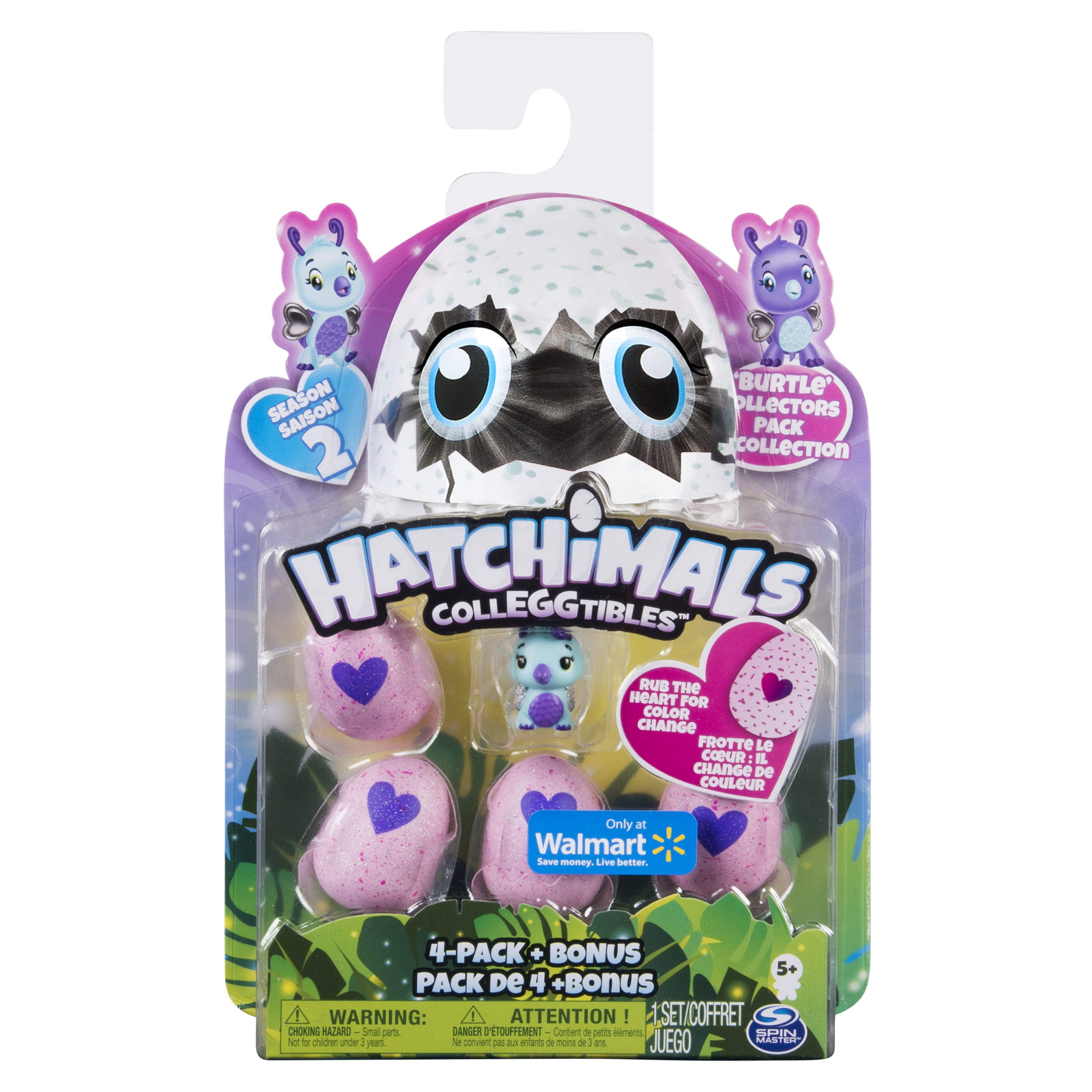 Bonus for sale online Pack of 4 Hatchimals Season 4 CollEGGtibles 