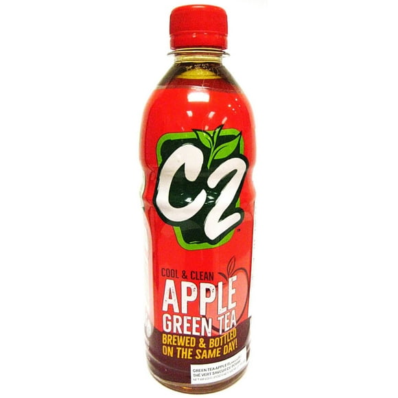 C2 Green Tea Apple Flavor 500ml, C2 Apple