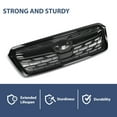 thumbnail image 6 of Front Bumper Center Upper Grille Black Grill Fit For Subaru Forester 2014-2018, 6 of 10