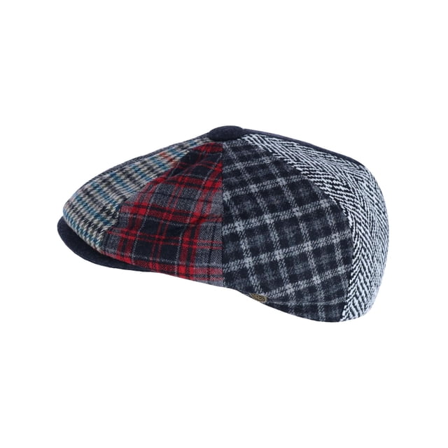Epoch Hats Company Multi Patchwork Newsboy Cap (Men's)