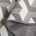 thumbnail image 6 of SAFAVIEH Pyramid Agatha Geometric Area Rug, Gray/Ivory, 8' x 10', 6 of 8