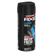 Axe Deodorant Body Spray Adrenaline Mens Fragrance 150ml/5.07oz (3-Pack)