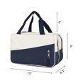 thumbnail image 4 of HYOOG Dry Wet Divisional Beach Bag, Waterproof Oxford Swimming Suitcase, Travel Duffle Bag (Navy-Beige), 4 of 8