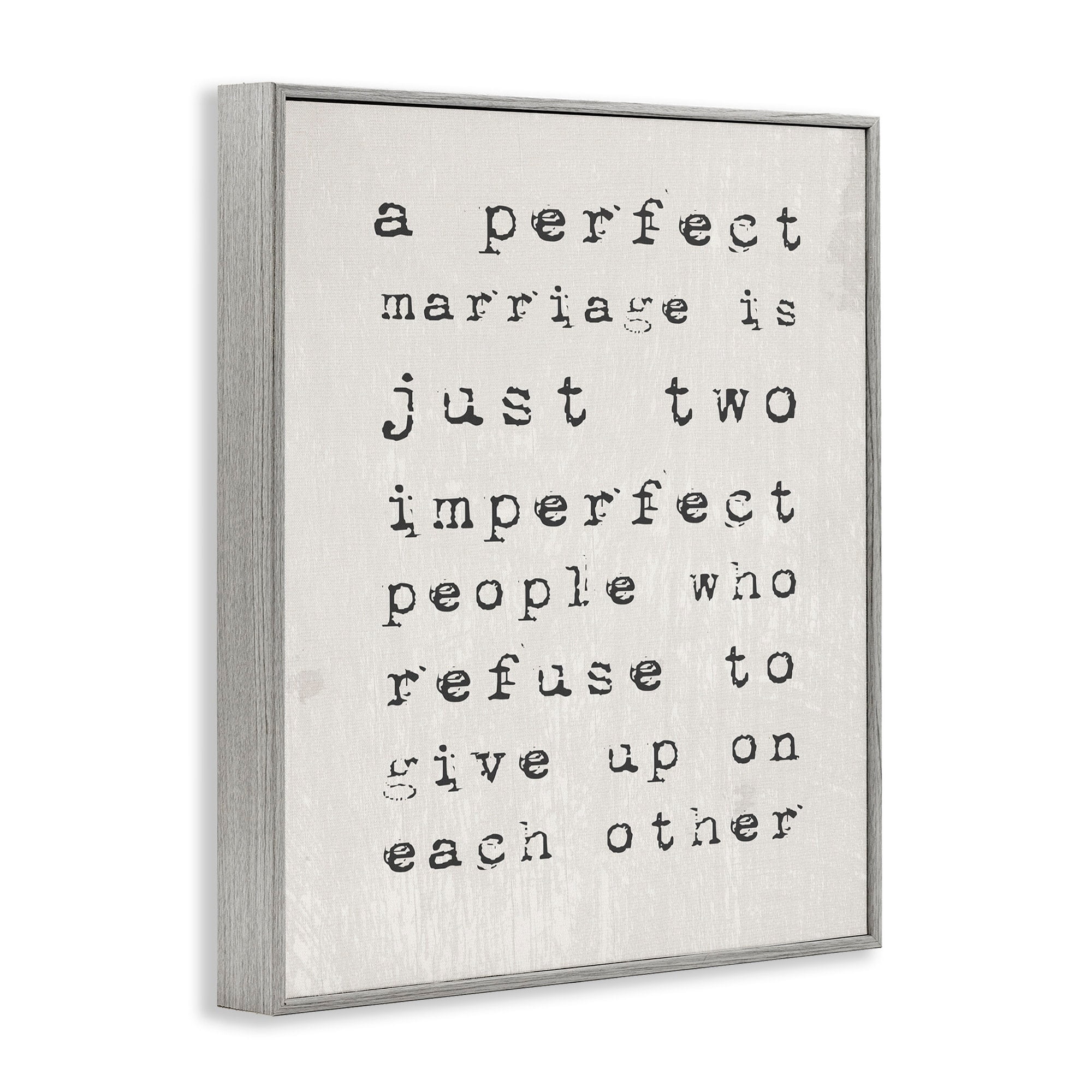 Stupell Industries A Perfect Marriage, 24 x 30,Design by Daphne Polselli