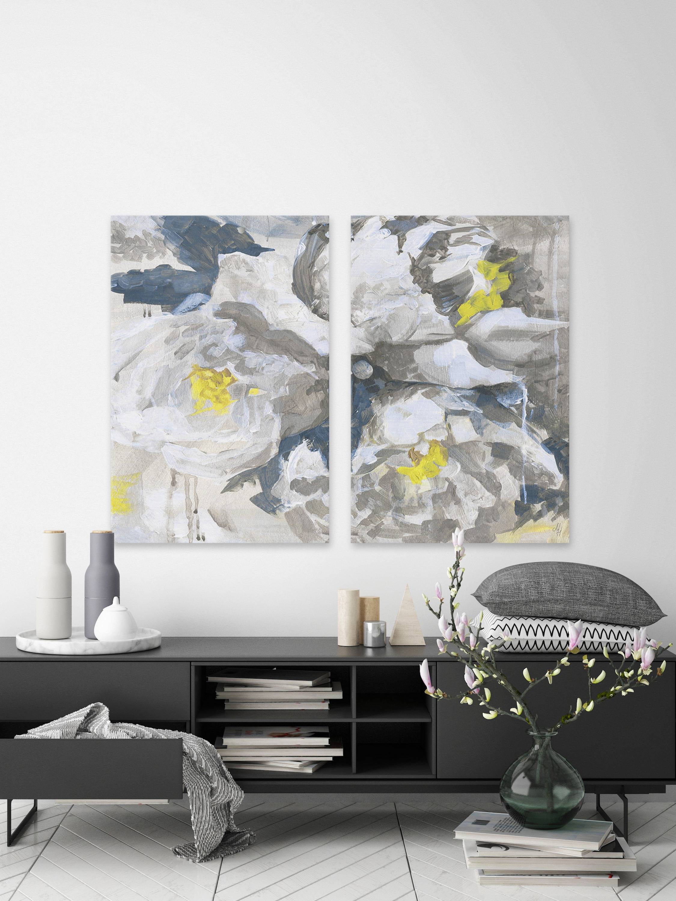 Marmont Hill White Peony V Diptych