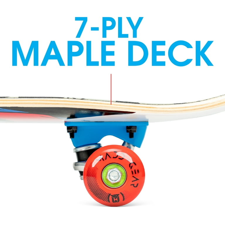 Madd Gear Kickflip 7.75 Skateboard - Beginner Popsicle Board