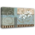 thumbnail image 1 of Carol Robinson 18x13 Gallery Wrapped Canvas Wall Art Titled - Crystal Blue Lily, 1 of 4