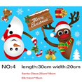 thumbnail image 4 of Feliz navidad santa elk película de navidad para el hogar decoración de navidad año nuevo santa claus elk vidrio pegatina ventana hogar, 4 of 5